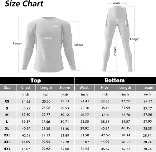 Miniatura 6 de Ropa interior térmica para hombre, con forro polar, equipo de caza, capa base cálida, conjunto superior e inferior para clima frío