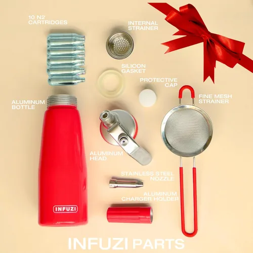 Miniatura 3 de Kit de camarero Mixology, infundir alcohol en segundos y cócteles con nitrógeno con kit de infusión de alcohol y máquina de cóctel de aluminio