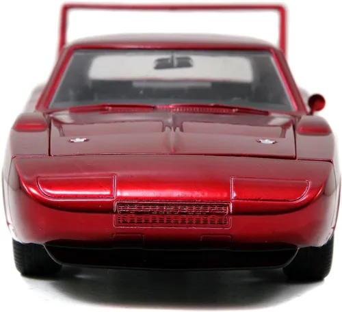 Miniatura 2 de Jada Toys Fast & Furious Dom's Dodge Charger Daytona - Coche fundido a presión, escala 1:24, color rojo (97060)