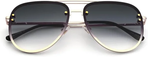Miniatura 6 de Premium Rimless Oversized Aviator Sunglasses for Women, Polarized PC Lens UV Protection Womens Shade VF2203