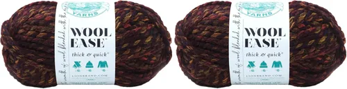 Miniatura 176 de Lion Brand Yarn - Ovillo de lana Wool-Ease Thick & Quick color fuerza aérea