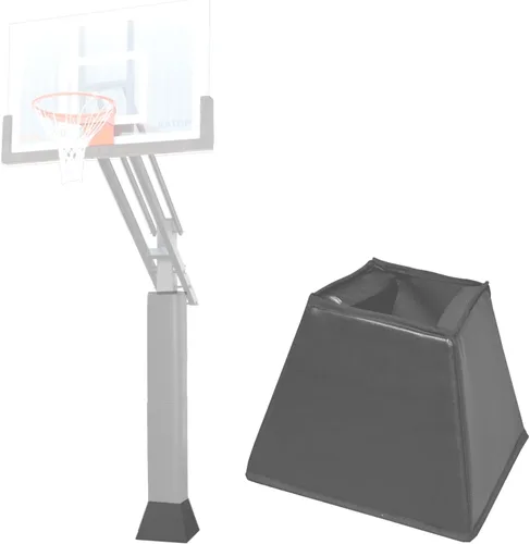 Miniatura 22 de Katop Almohadilla cuadrada para bastón de baloncesto, acolchado de poste protector resistente para poste de 5 x 5 pulgadas, poste y base de 6 x 6
