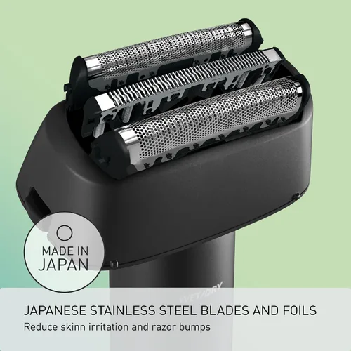 Miniatura 6 de Panasonic Maquinilla de afeitar eléctrica para hombres, afeitadora en seco y húmedo con sistema de corte de 3 cuchillas, mango ergonómico y carga