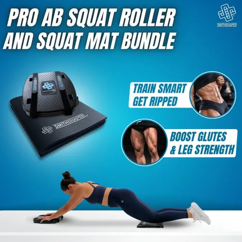 Miniatura 7 de PRO Ab Squat Roller + Paquete de alfombrilla para sentadillas