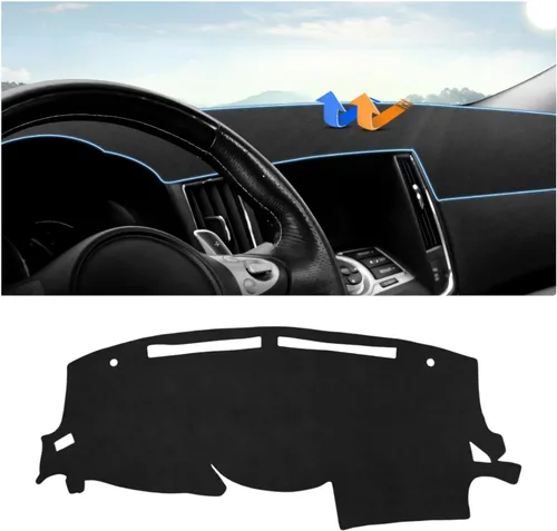 Miniatura 53 de Autorder - Tapete para salpicadero para 2007-2013 Chevy Chevrolet Silverado/GMC Sierra con dos guanteras, accesorios, cubierta de salpicadero
