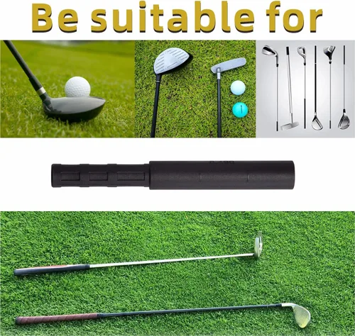 Miniatura 6 de Mariyandh 8 Pcs Golf Club Extension Golf Club Extensions Steel Shaft Putter Shaft Extension for Putter, Iron, and Golf Club Shafts