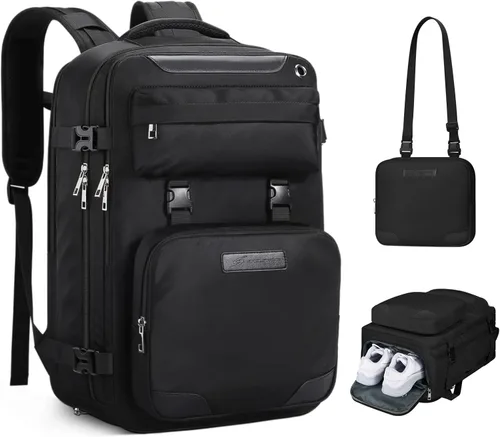 Maelstrom Mochila de viaje para mujeres y hombres, mochila para laptop de 25 litros para portátiles de 15.6 pulgadas, mochila de mano impermeable