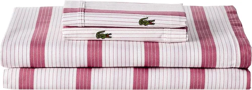 Miniatura 8 de Lacoste Juego de sábanas de algodón de 3 piezas, camuflaje, avena, tamaño individual
