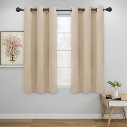 Miniatura 99 de Easy-Going - Cortinas opacas para dormitorio, aislamiento térmico sólido con ojales, cortinas de ventana para reducción de ruido, cortinas