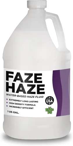 Froggys Fog Faze Haze - Líquido profesional para neblina, a base de agua, funciona con una amplia variedad de máquinas de neblina, 1 galón