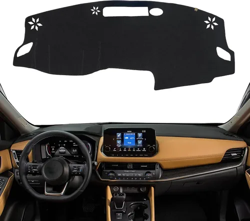Miniatura 21 de Alfombrilla Protectora para Salpicadero Compatible con Nissan Altima 2012-2007 (Código de Cuerpo L32, Sin Modelos HUD), Alfombrilla Antirreflejos