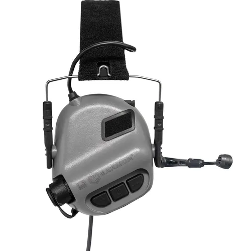 Miniatura 9 de EARMOR Auriculares tácticos M32 para caza y disparo con micrófono, amplificación de sonido, chaqueta Nato TP120, color negro Oscuro