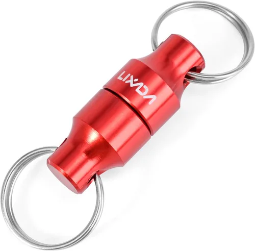 Miniatura 18 de LIXADA Soporte de liberación de red magnética para pesca Zinger Retractores de red de pesca con mosca, clip magnético, conector de red de aterrizaje