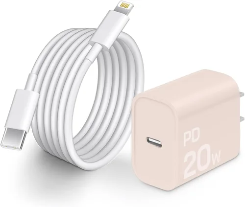 Miniatura 10 de CXX Cargador rápido i teléfono, bloque USB C de 20 W con cable de 6 pies compatible con IP 14/14 Pro/14 Plus/14 Pro Max/13/13 Mini/13 Pro/13 Pro