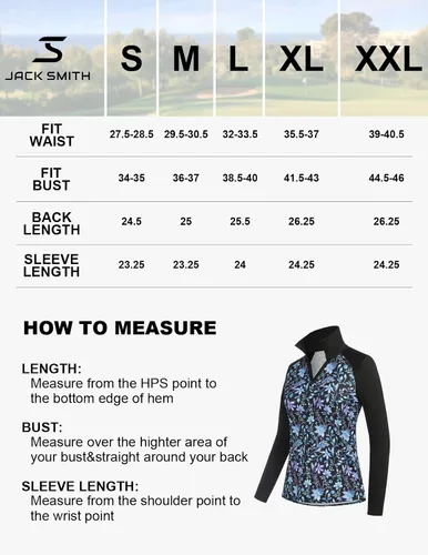 Miniatura 6 de JACK SMITH Women Collared Polo Shirts Long Sleeve Workout Tops for Running Hiking Exercise
