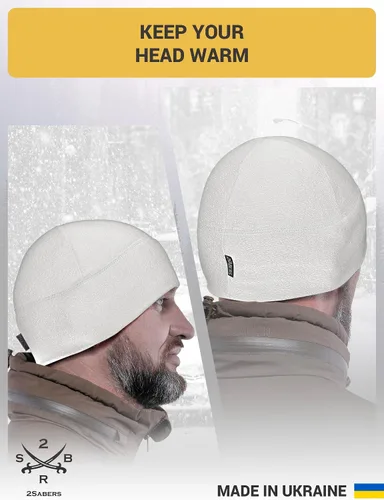 Miniatura 4 de 2SBR 2SABERS Gorro de invierno cálido de forro polar para hombre, gorro táctico militar del ejército