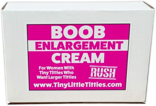 Crazy Novelty Guy Crema de ampliación de senos, caja de productos falsos para bromas, chistes prácticos, venganza, envía directamente a la persona