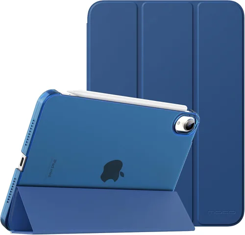 Miniatura 20 de MoKo Funda para iPad mini 7 (A17 Pro) Generación 2024, Funda para iPad mini 6 2021, Funda Protectora Delgada y Ligera de 8.3 Pulgadas con Carcasa