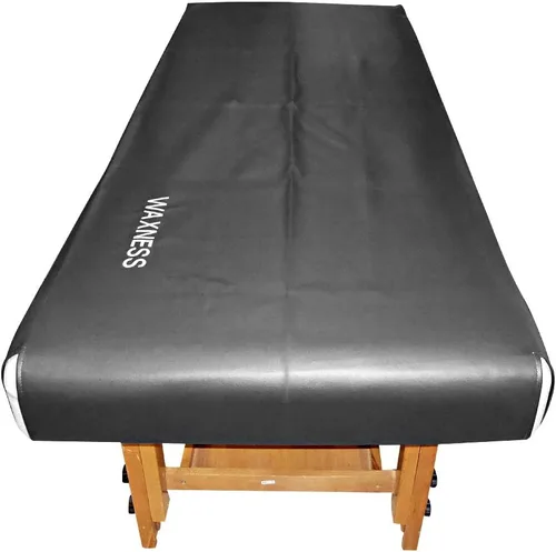 Miniatura 5 de Waxness - Funda de cama ajustable para mesa de encerado, 31 x 70 pulgadas, color gris