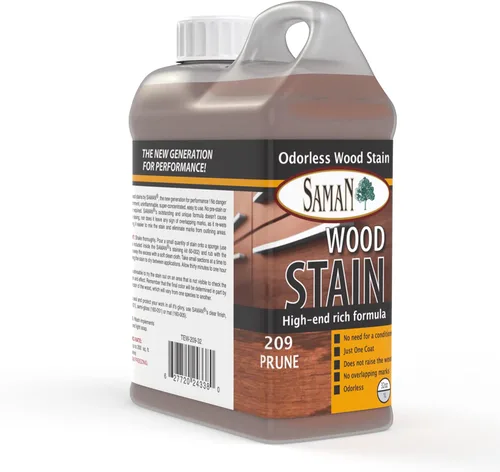 Miniatura 70 de SamaN Tinte para Madera Interior a Base de Agua - Tinte Natural para Muebles, Molduras, Paneles de Madera, Gabinetes (Forest TEW-104-12, 12 oz)