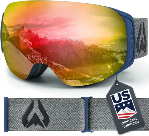 Miniatura 15 de Wildhorn Roca - Gafas de esquí para hombres y mujeres con protección antiempañamiento/arañazos 100% UV - Lente magnética - Gafas de nieve