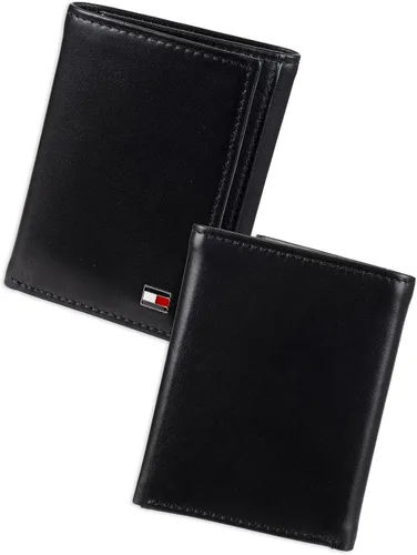 Miniatura 2 de Tommy Hilfiger - Cartera para hombre, triple pliegue, delgada, incluye ventana de identificación y tarjetero para tarjetas de crédito