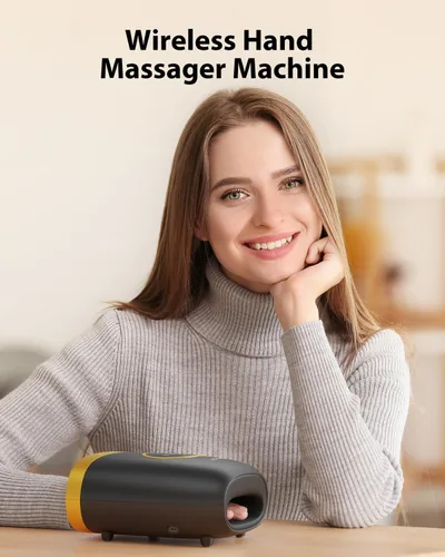 Miniatura 5 de CINCOM Masajeador de Manos Mejorado, Masajeador de Manos Inalámbrico con Calor y Compresión para Artritis, Túnel Carpiano y Articulaciones Rígidas