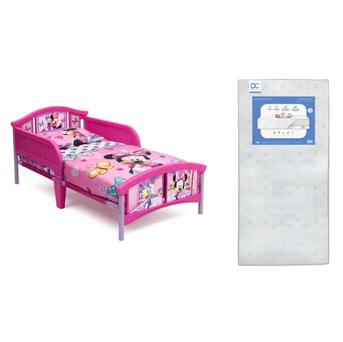 Miniatura 6 de Delta Children Cama de plástico para niños pequeños, Minnie Mouse de Disney