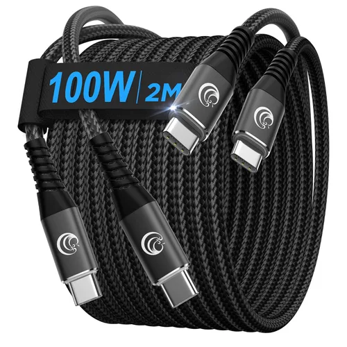 Miniatura 11 de Cable USB C de 10 pies, paquete de 2 cables de carga USB A a tipo C, cable de carga rápida de 3A para Samsung Galaxy S23 S22 S21 S20 A01 A02s A10e
