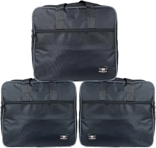 Miniatura 6 de GREAT BIKERS GEAR Bolsas de forro para alforjas (juego de 3) bolsas para alforjas BMW R1200GS Adventure GSA de aluminio, bolsa de turismo