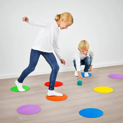 Miniatura 5 de Marcadores de puntos de 9 pulgadas, conos de campo plano, marcadores de agilidad de goma antideslizantes para fútbol, baloncesto, deportes