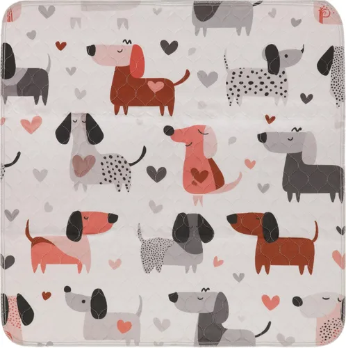 Miniatura 63 de PUPIBOO Almohadillas lavables para orina para perros y gatos - Almohadillas de entrenamiento para cachorros reutilizables súper absorbentes - 100%