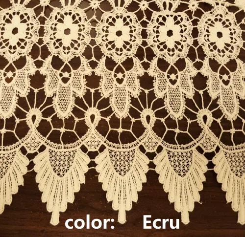 Miniatura 5 de Cortina de Medallón Macramé de Today's Curtain 30 cm, Color Écru, 89 cm x 30 cm