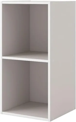 Miniatura 61 de Homes: Inside + Out Apexa - Estantería organizadora de almacenamiento de 2 cubos, estantería apilable de madera para cubos para organización