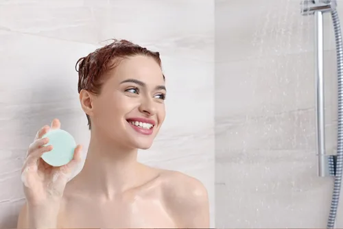 Miniatura 7 de Barra acondicionadora de aceite de ricino para el crecimiento y la fuerza del cabello Proteína de avena, murumuru y coco – pH equilibrado, vegano