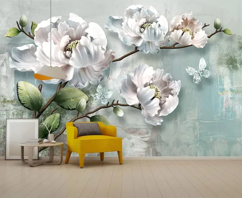 Miniatura 30 de Reyhui - Mural de pared con imagen de bosque y arroyo, papel tapiz grande con escena natural para dormitorio, sala de estar, fondo de TV, sofá