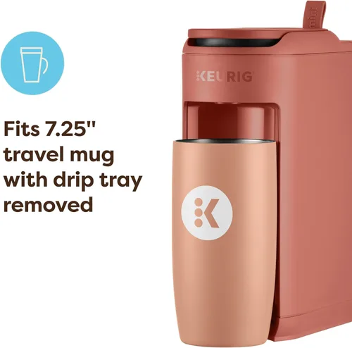 Miniatura 6 de Keurig K-Mini Mate Cafetera de Una Sola Porción – Ultracompacta de 4" de Ancho, Compatible con Taza de Viaje, Regalo Ideal para Fiestas para Piedras