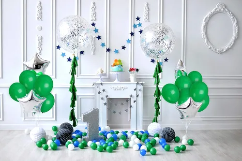 Miniatura 5 de Treasures Gifted - Globos de un solo color mate, Verde oscuro