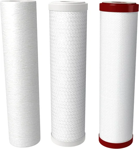 AquaticLife - Kit de cartucho de repuesto de filtro de agua de cloramina de 10 pulgadas, bloque de carbono y carbono Plus para sistema RODI Unidad
