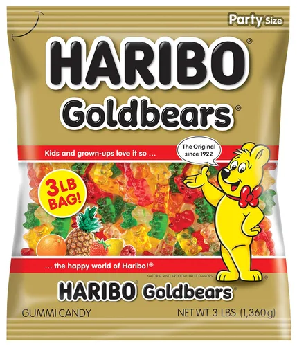 Miniatura 16 de HARIBO Gummi Candy, Sweet & Sour Goldbears, Gummy Bears with A Twist, 4.5 onzas (paquete de 12) deliciosos bocadillos suaves y masticables, varios