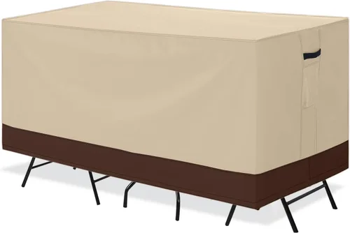 Miniatura 9 de ABCCANOPY Cubierta de Mesa Rectangular Cubierta de Mesa Universal Cubierta de Silla para Exteriores Impermeable y a Prueba de Polvo Resistente al