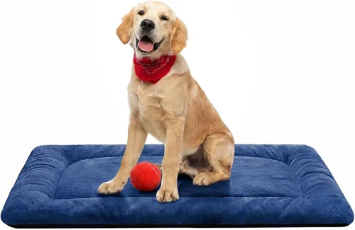 Miniatura 28 de Camas para Perros Almohadilla de Jaula para Perros Grandes Cama de Jaula para Perros Ultra Suave Lavable y Antideslizante Almohadilla de Perrera