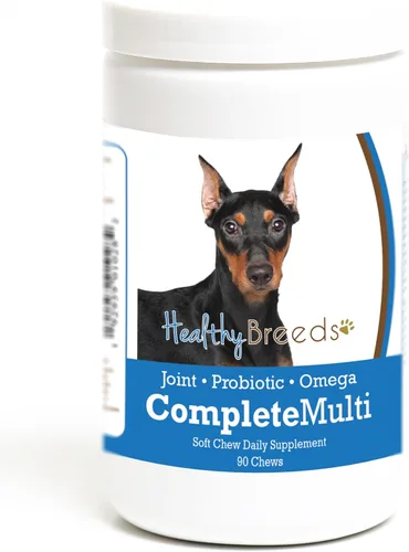Miniatura 409 de Healthy Breeds Pug todo en uno multivitamínico suave masticable 60