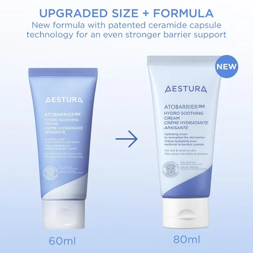 Miniatura 5 de AESTURA ATOBARRIER365 - Crema hidratante hidratante refrescante con ceramidas y ácido hialurónico para reparación de barrera de humedad de la piel