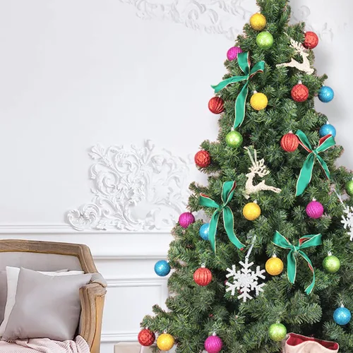 Miniatura 5 de Every Day is Christmas - Juego de adornos de Navidad de 50 unidades de 2.24 pulgadas (57 mm), juego de adornos inastillables para el árbol de Lilac