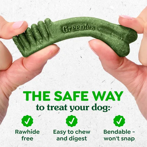 Miniatura 8 de Greenies Golosinas naturales recomendadas por veterinarios para el control de peso de perros adultos de tamaño pequeño, 27 onzas. Paquete de 45