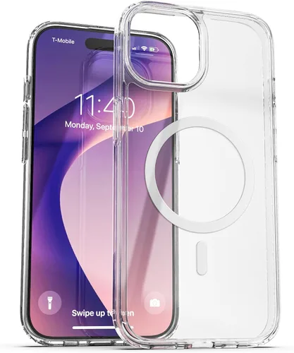 Miniatura 5 de ENCASED Funda de privacidad, diseñada para iPhone 15 (2023), funda transparente delgada con protector de pantalla antiespía, vidrio templado 9H