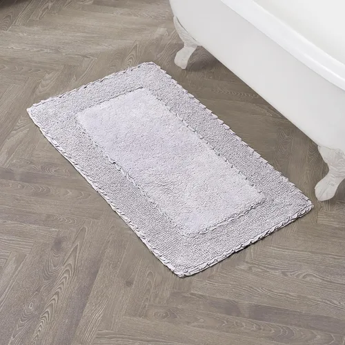 Miniatura 38 de Laura Ashley Ruffle tapete para baño de algodón de 17 x 24 pulgadas