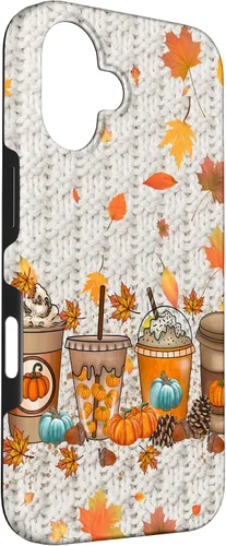 Miniatura 3 de iPhone 16 Acción de Gracias Otoño Hojas Otoño Calabaza Especias Funda
