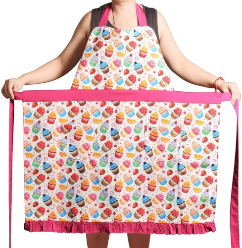 Love Potato Delantales para mujeres y niñas, tamaño grande, delantal de cocina ajustable con 2 bolsillos y lazos extralargos, 34 x 36 pulgadas